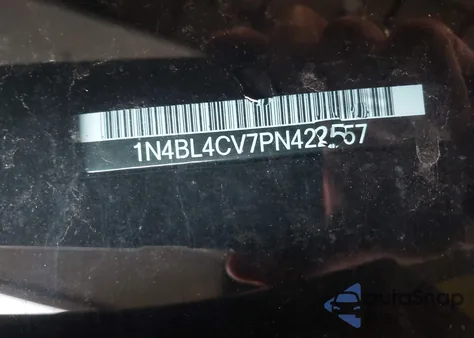 2023 Nissan Altima Sr Fwd from USA, damaged, VIN 1N4BL4CV7PN422557